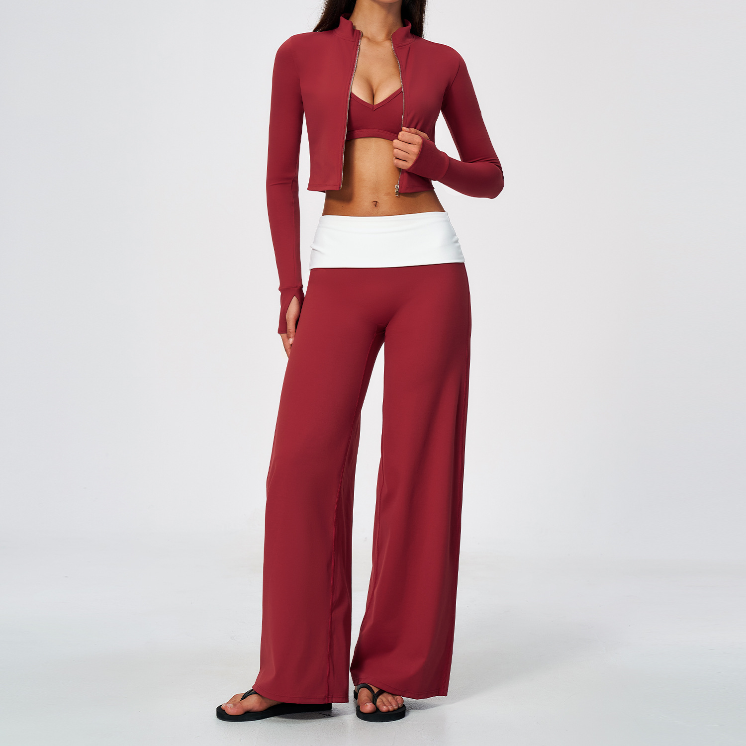 Women's 3 Piece Yoga Set Long  - đánh giá và giá Compression Long Pant
